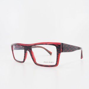 Alain Mikli Red and Black Glasses A0 3032 B0BW